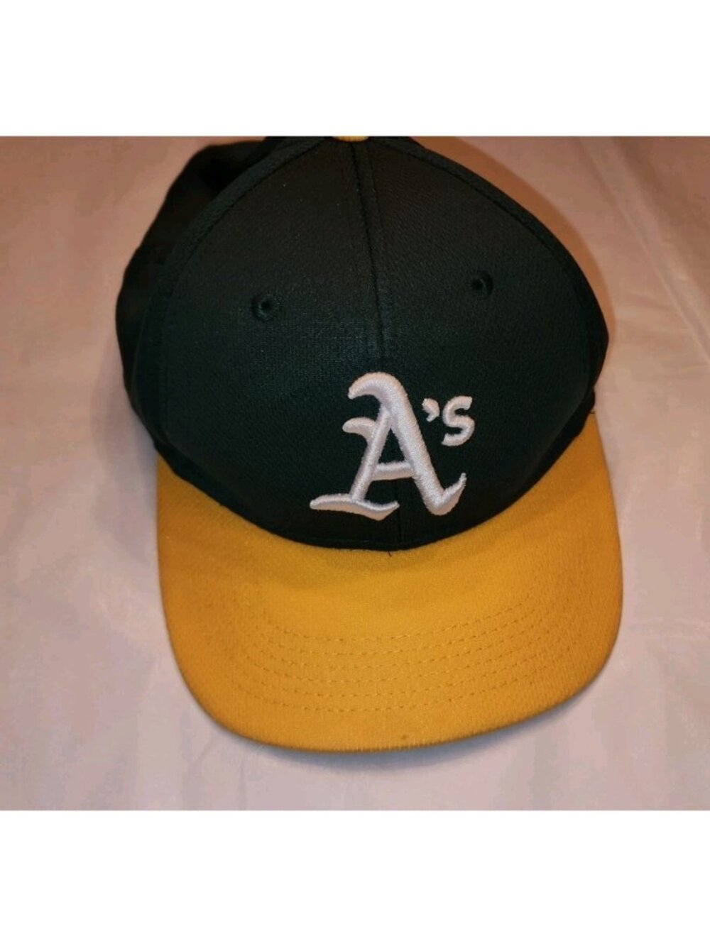 Oakland A's Youth Green and Yellow Adjustable Baseball Hat By OC Sports